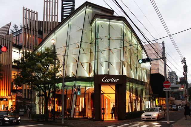 Cartier カルティエ南青山店　フロムファースト通り　南青山
